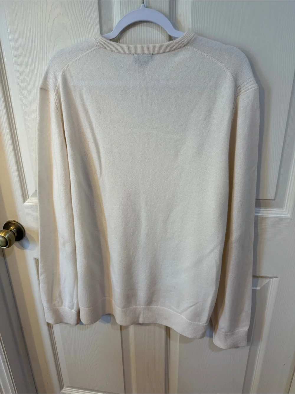 Todd Snyder Bisque Cashmere Crewneck Sweater - XL Box50. SEE PICTURES